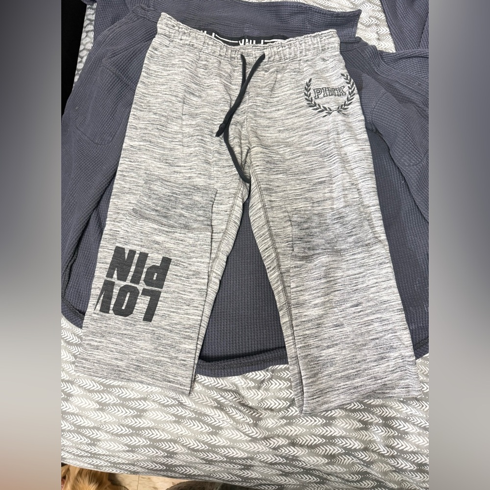 PINK Victoria's Secret Heathered Lounge Pants